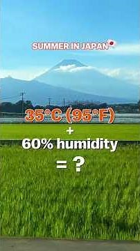 How to survive Japan's hot summer