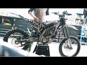 The surron ultra bee unboxing and assemble , customize the stickers