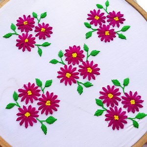 2.5M views · 19K reactions | New Handmade Embroidery All Over Design For Kamiz/Kurti/Sari | Secret Hand Stitch | Facebook