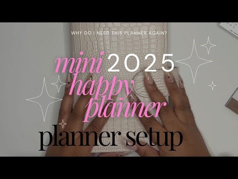 2025 mini happy planner setup | a planner I don't need?