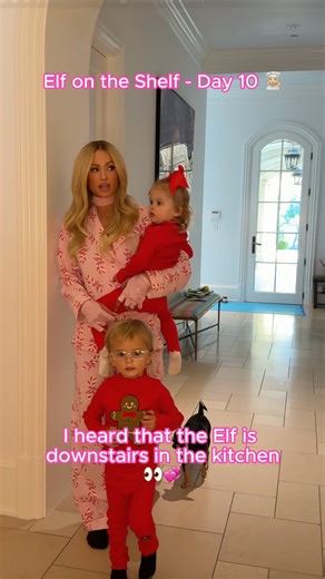 Elf in the #Kitchen 👩🏼‍🍳🍳 My #CutesieCrew has been obsessed with finding Selfie the Elf around. Today, Selfie was #Sliving in the kitchen with my Pink Cookware, available on Amazon.com! 😘 My air fryer and slow cooker that Selfie is loving are on @Amazon right now! #Slivmas #ElfOnTheShelf 🎅🏼🎄 | Paris Hilton