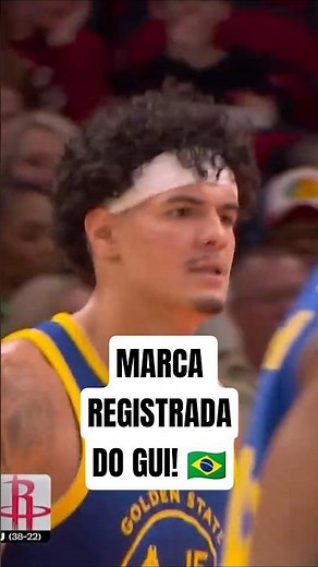 Rolou cobrança da família, hein, Gui! 🤣 #NBA #GuiSantos #shorts