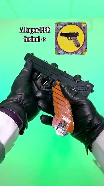 LEGO Spy x Family: Loid Forger pistol! (Luger + PPK) #LegoGuns