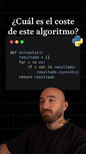 ¿Cuál es el coste de este Algoritmo?