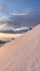 Want to experience this? Keep reading ⬇️ This is what spring skiing in Iceland looks like. Long golden hours, perfect corn snow, and turns that just keep going. In May and early June, the sun barely sets - which means you can ski late into the evening with views like this lighting up the sky. It’s one of the most surreal and unforgettable times of year to experience heli-skiing in Iceland. Ready to join us in 2026? Comment “Ski Iceland” and we’ll DM you all the info about our spring programs! | 