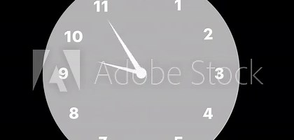 Fast Ticking Clock, Loop 24 Hours time laps Animation Video 4K