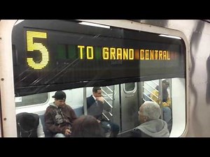 NYC Subway Special: Grand Central Bound R142 (5) Train Entering & Leaving @ 125th Street