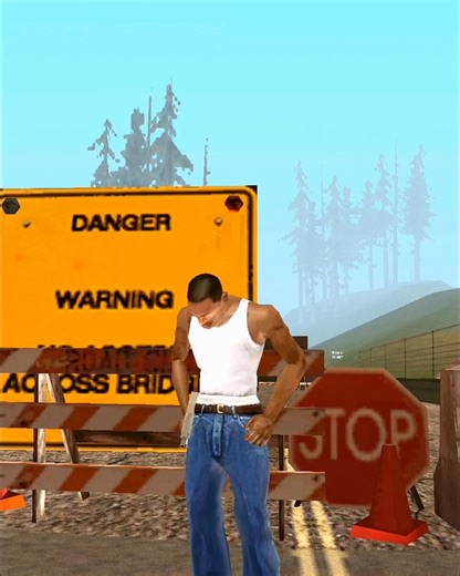 GTA San Andreas border unlock cj#gtasanandreas #gtasa #shorts