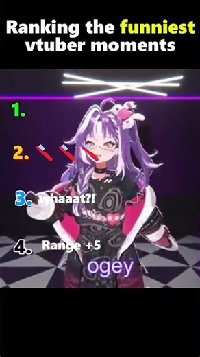 Ranking the funniest vtuber moments #funny #vtuber #moments