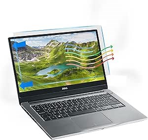 [2022 Upgrade] No Bubble14 Inch Self-Adhesive Laptop Blue Light Screen Protector, Bubble Free and Anti-Glare Screen Protector, 14 Inch Widescreen Laptop (16:9 Aspect Ratio, 310 * 174mm)