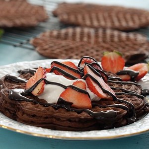 37K views · 1K reactions | Decadent chocolate waffles, crispy on the outside, tender inside loaded with chocolate, lots of chocolate. Full recipe: https://bit.ly/304czyM | Home Cooking Adventure | Facebook