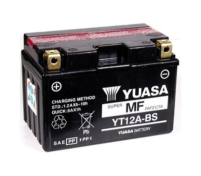 Yuasa YT12A-BS AGM Battery - RevZilla