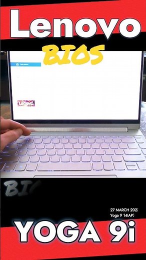 Lenovo Yoga 9i BIOS key #lenovo #lenovoyoga