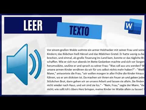 Cómo utilizar la LECTURA en voz alta en Word 🔉