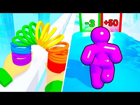 Toy Spring VS Tall Man Run - SpeedRun Gameplay Walkthrough (Android,iOS) NEW UPDATE Ep 532