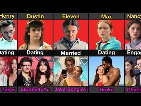 Every Stranger Things Characters Real Life Partners | Season 1 to 5