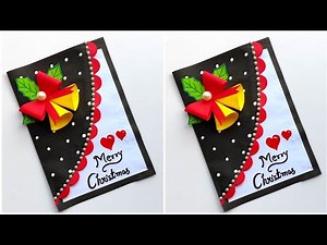 Christmas greeting card making 2022 / Christmas card making ideas / Merry christmas card ideas easy
