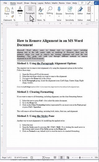How to Fix Text Alignment in Word | Easy Step-by-Step Guide for Beginners