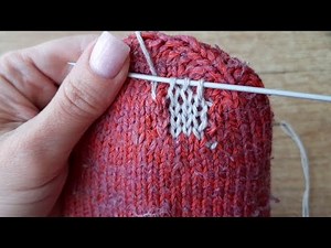 Löcher stopfen.Gestrickte Löcher | Kurztipps für Anfänger