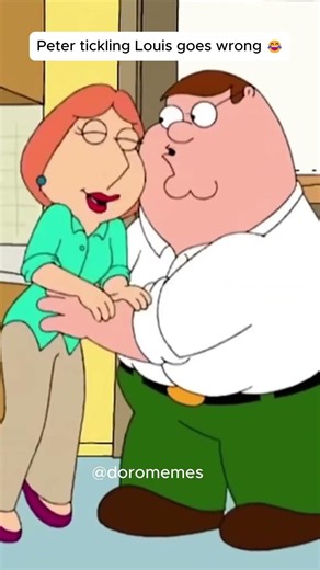Peter tickling Louis goes wrong 😂
