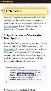 Github Repos you should know Open SWE #ai #agent #automation