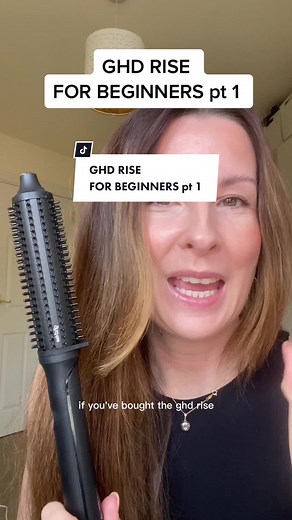 Beginner's Guide to Using the GHD Rise Brush