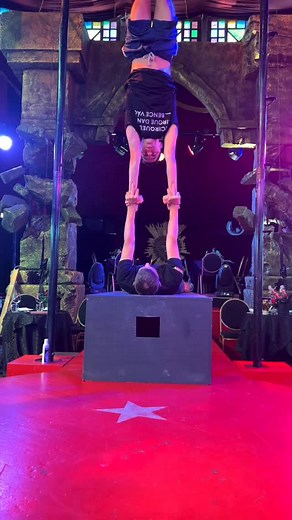 5.2K views · 47 reactions | One hand push up camera girl @viqui.perez #circus #handtohand #acrobats | Andrii Pysiura | Facebook