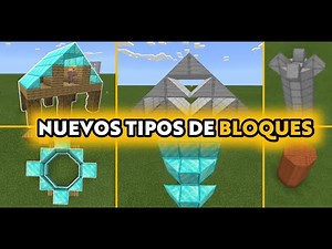 👉 CHISEL MOD 3D PARA MINECRAFT PE | Nuevos Formas en los Bloques CHISEL mod Minecraft Bedrock
