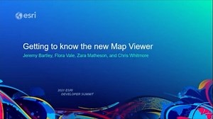 Getting to Know the New Map Viewer