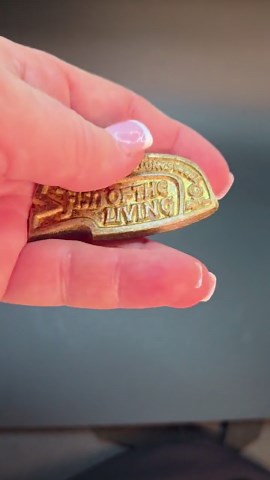 Vintage Ichthys Fish Symbol Pendant Terra Sancta Guild Israel Brass Red Enamel - Etsy