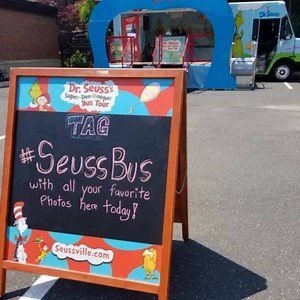 2K views · 19 reactions | Dr. Seuss's Super-Dee-Dooper Bus visits Springfield. Check out the photos!: https://trib.al/vq0cdGL | MassLive | Facebook