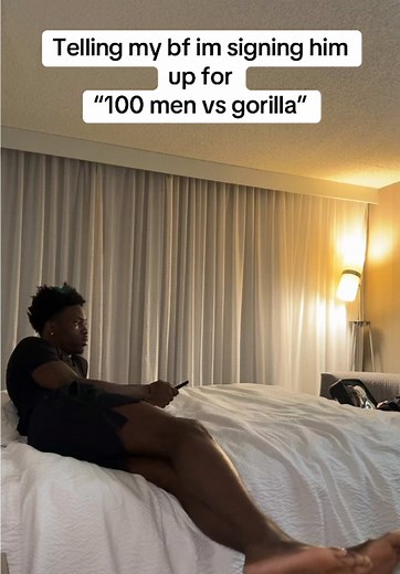 I was too hyped until…😂 #fyp #gorilla #trend | bf