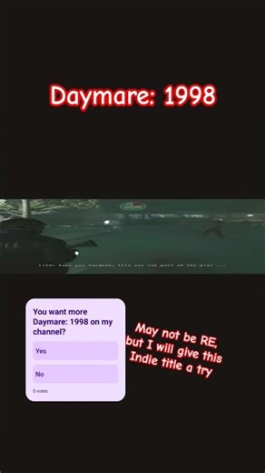 Daymare: 1998 is interesting check out full gameplay on my channel because YT dumb #gaming
