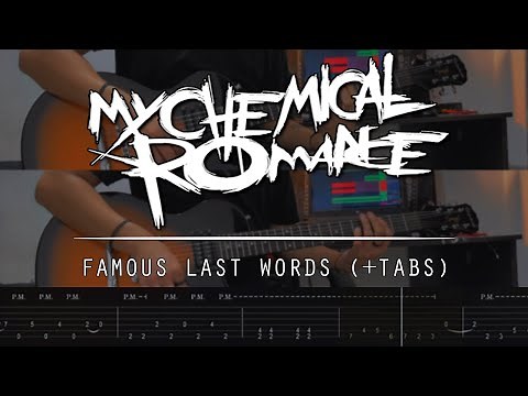 (TABS) Famous Last Words - My Chemical Romance - Guitar Cover - Lesson - Tutorial