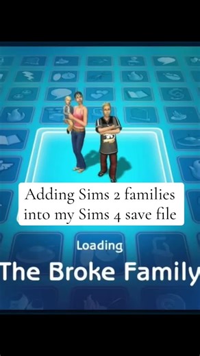 Adding the Broke family into my forever save file! I also made Skipp Broke but we know what’s gonna happen to him 😬 #sims2 #sims4 #simslore #simstok