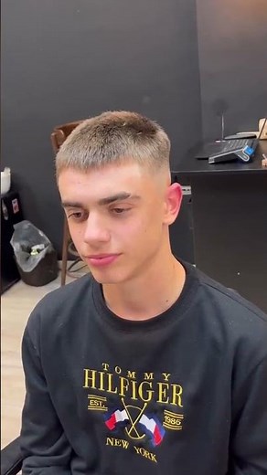 Boy lost a bet and had to buzz his hair #shorts [23C21C]
