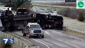 TRAFFIC ALERT: Semi overturns, shuts down Shelby County state Route: bit.ly/3Z3flDq | WHIO