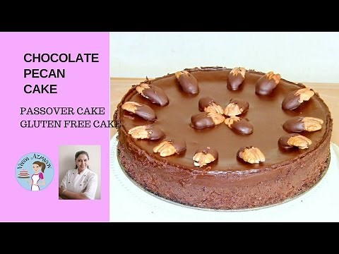 Chocolate Pecan Cake Recipe, Gluten Free Chocolate Cake for Passover