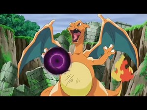 Charizard saves Ash and N from Team Plasma Pokemon Black and White