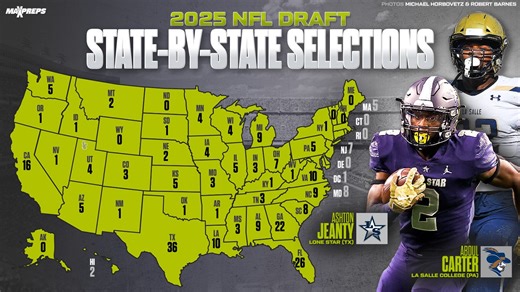 State-by-state look at where every pick in the 2025 NFL Draft played high school football