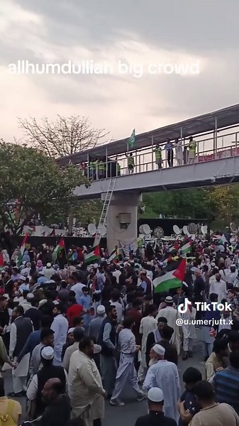 Massive Crowd at Islamabad Protest for Palestine