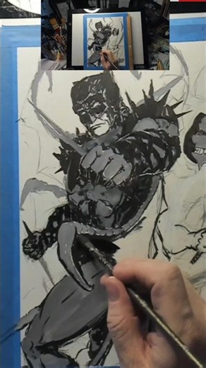 Absolute Batman & Green Arrow Art Speedrun Beginning to End part 8 #art #comic #DC