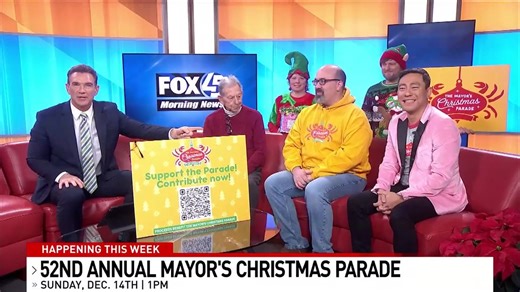 Preview of the Mayor's Christmas Parade
