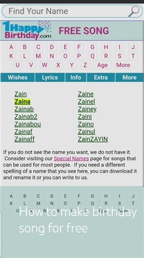 how to make birthday song for free