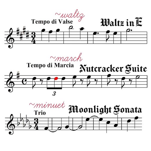 4.9.8. Some piano scores associate their tempo with certain musical forms.