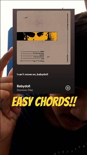 babydoll - ‪@dominicfike‬ guitar tutorial #music #singing #guitar #acoustic #easychords #babydoll