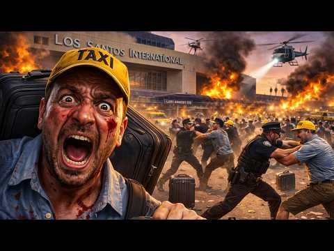 AIRPORT WAR ERUPTS! 😱 Chaos Takes Over Los Santos Airport!