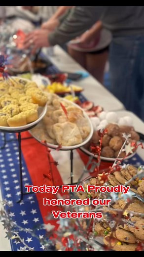 🇺🇸 Honoring Our Heroes at Tidwell! 🇺🇸Today, the Tidwell PTA proudly provided refreshments for all of our visiting veterans during our Veterans Day celebration. It was our honor to serve those who have served and protected our country.We are deeply grateful for your courage, sacrifice, and dedication. Thank you, Veterans! ❤️🤍💙#TidwellPTA #VeteransDay #ThankYouVeterans #WeHonorYou Tidwell Middle School @topfans | Tidwell Middle School PTA