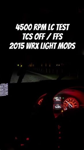 2015 Subaru wrx 0-60 testing 4500rpm launch control #subaru #wrx #turbo #awd