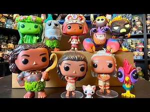 My entire MOANA Funko Pop! Collection!!